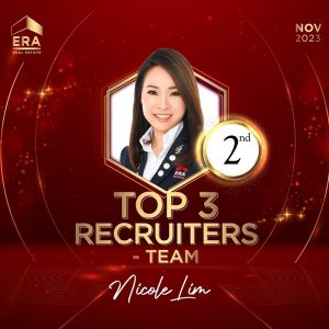 2023 November Top 3 Recruiters (Team) #2 - Nicole Lim.