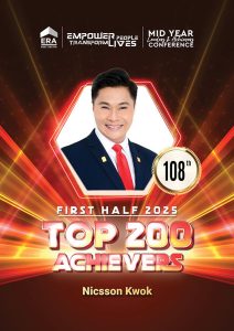 2025 1st Half Top Achievers #108 - Nicsson Kwok