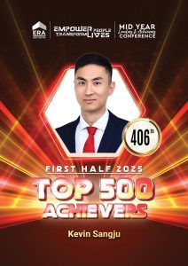 2025 1st Half Top Achievers #406 - Kevin Sangju