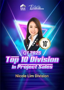 2025 Q1 Top 10 Divisons in Project Sales #10 - Nicole Lim