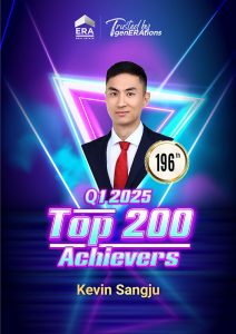 2025 Q1 Top Achievers #196 - Kevin Sangju
